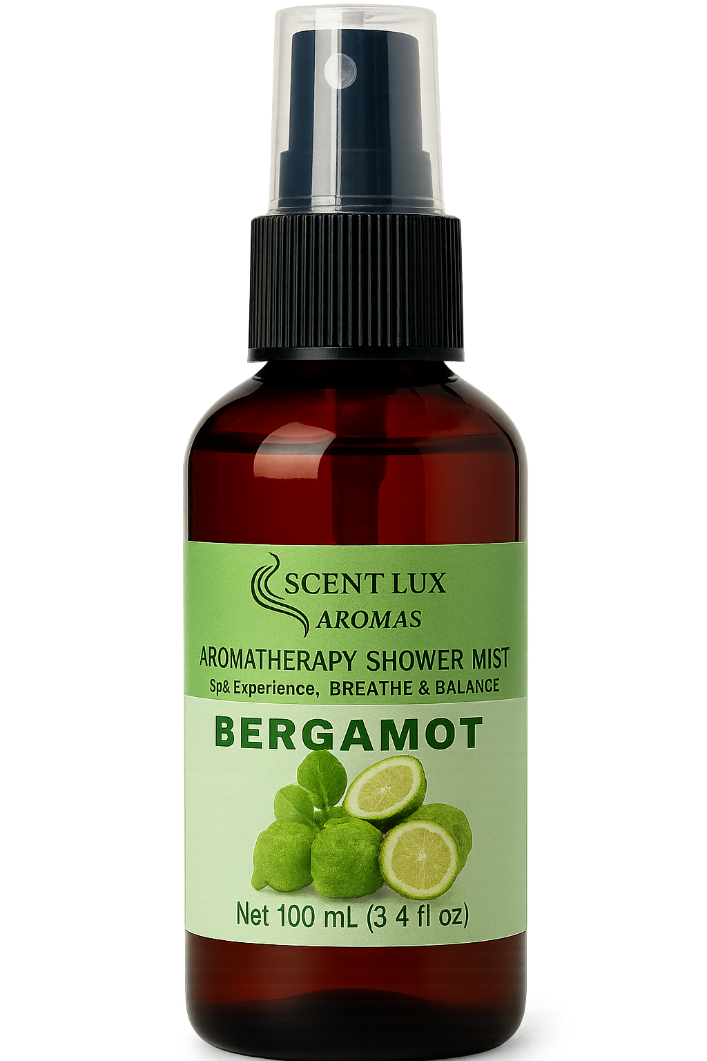 Bergamot — Aromatherapy Shower Mist UPLIFT & BALANCE