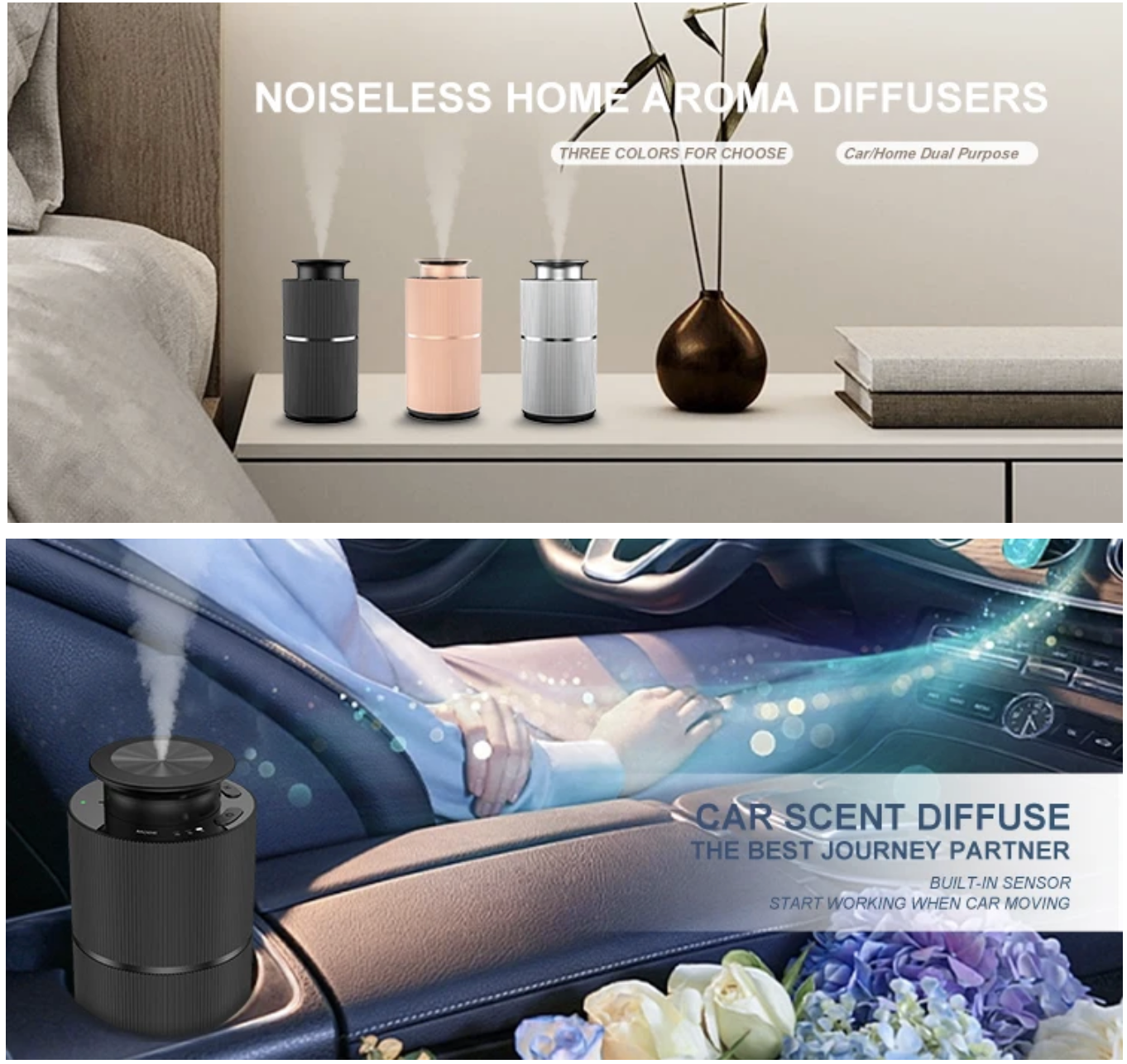 CAR-40N  Car / Home 2 In 1 aroma diffuser
