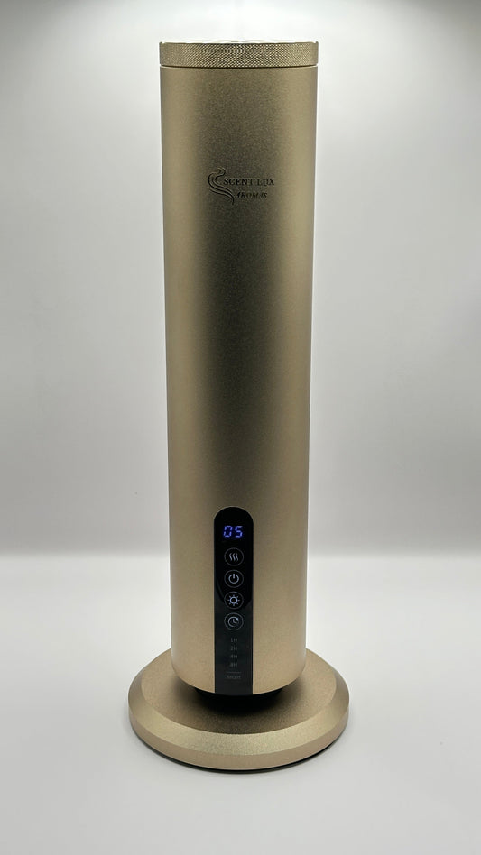A326 Luxury Gold — Aluminum Tower Waterless Diffuser
