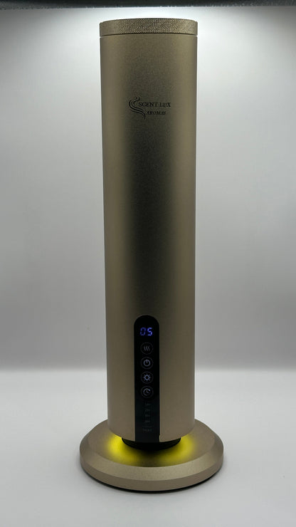 A326 Luxury Gold — Aluminum Tower Waterless Diffuser