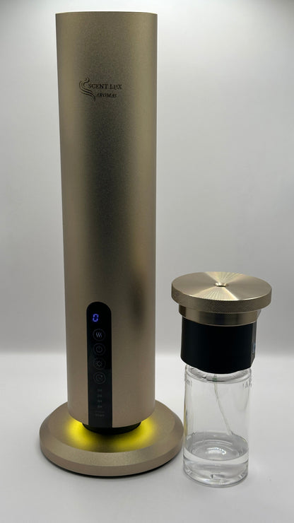 A326 Luxury Gold — Aluminum Tower Waterless Diffuser